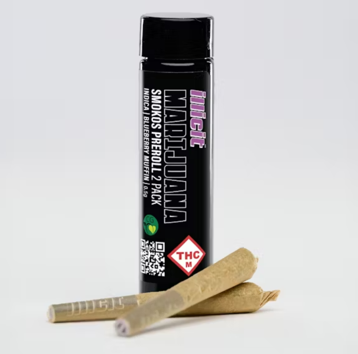 blueberry muffin strain pre-rolls